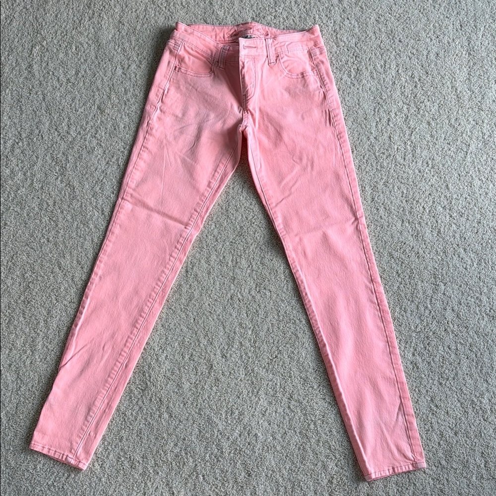 Pink Women's Skinny Jeans - Classic High-Rise Fit